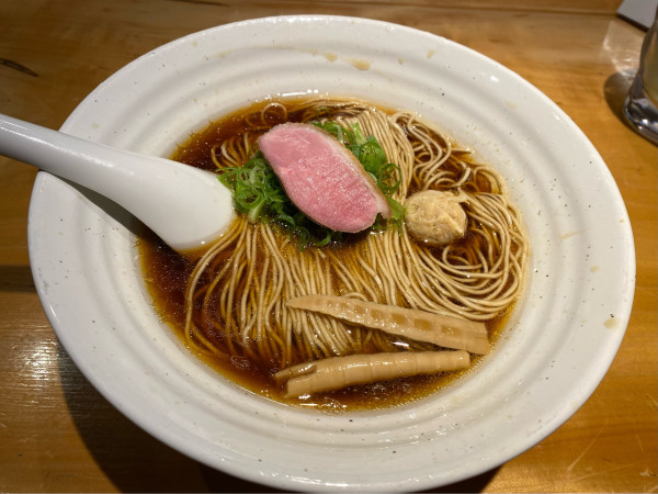 「醤油らぁめん1,000円」@鴨だしらぁ麺 轟の写真