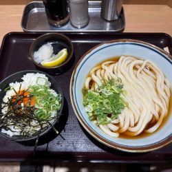 セットメニュー（ぶっかけうどん 冷＋卵かけご飯）