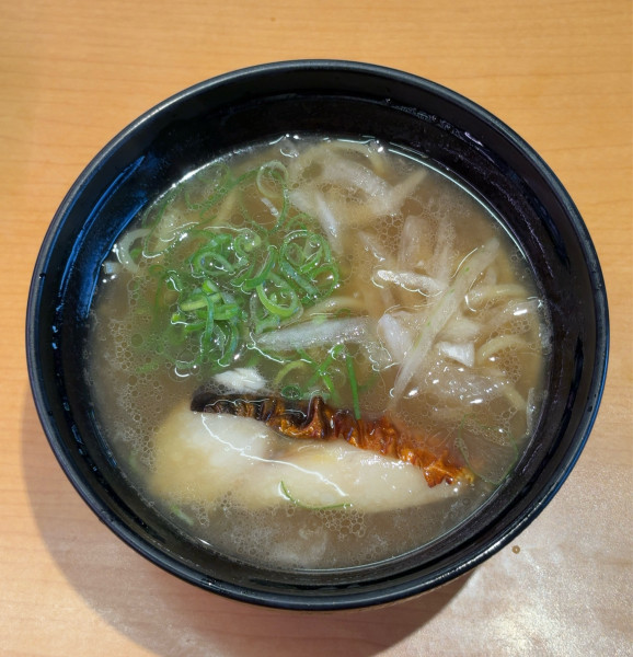 「鯖節ラーメン」@スシロー 千葉みなと店の写真