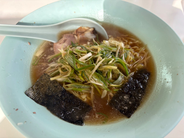 「ネギラーメン 800円」@ラーメンショップ 平泉店の写真