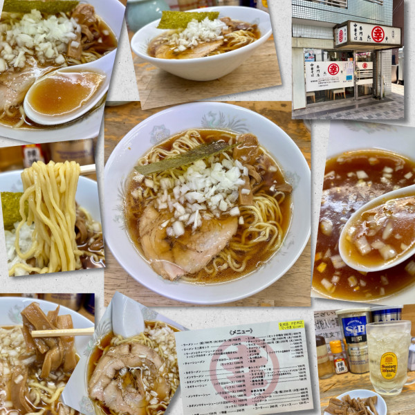 「ハイボール＆ラーメン700円」@丸幸の写真