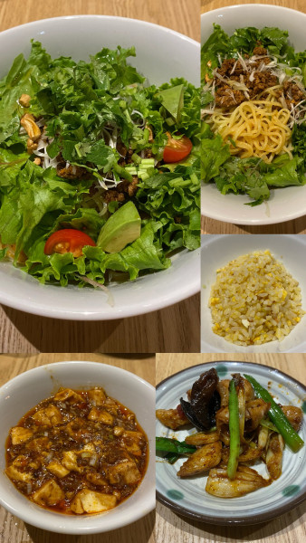 「冷やしサラダ担々麺・他」@さくら食堂の写真