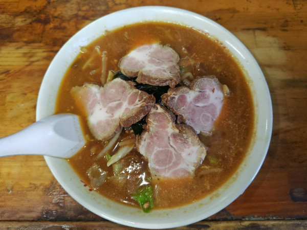 「ミソチャーシュー」@手打ちラーメン 笹の写真