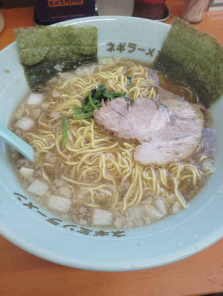 「朝ラーメン 中盛」@ラーメンショップ椿 春日部備後店の写真