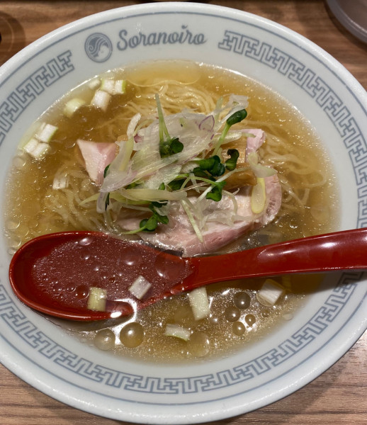 「【限定】冷やし貝塩煮干し麺 1000円」@そらのいろ NIPPONの写真