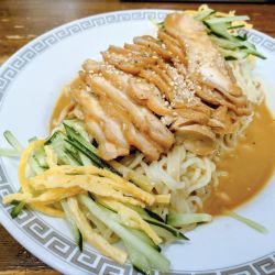 冷しそば 鶏ごま味