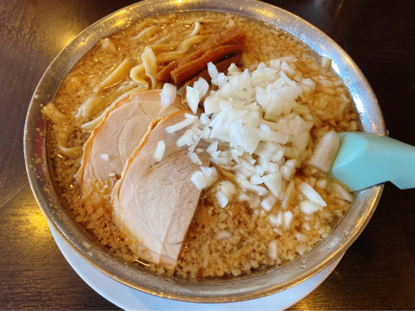 「中華そば 大盛 玉ねぎ 餃子」@成龍の写真