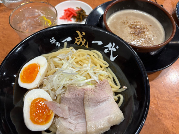 「濃厚魚介つけ麺 980円+他いろいろ」@博多一成一代の写真