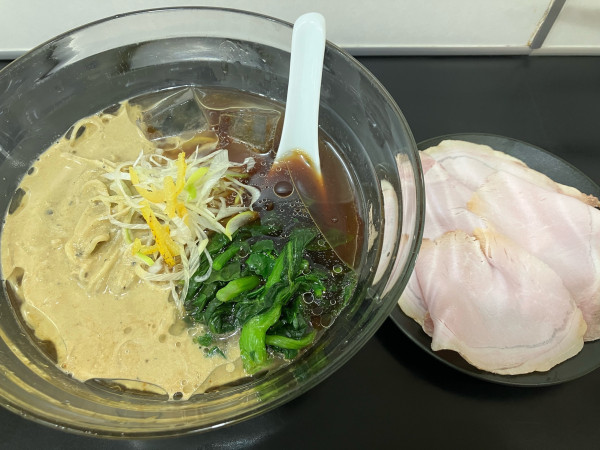 「あごだし牡蠣冷やし（醤油）」@自家製麺SHINの写真