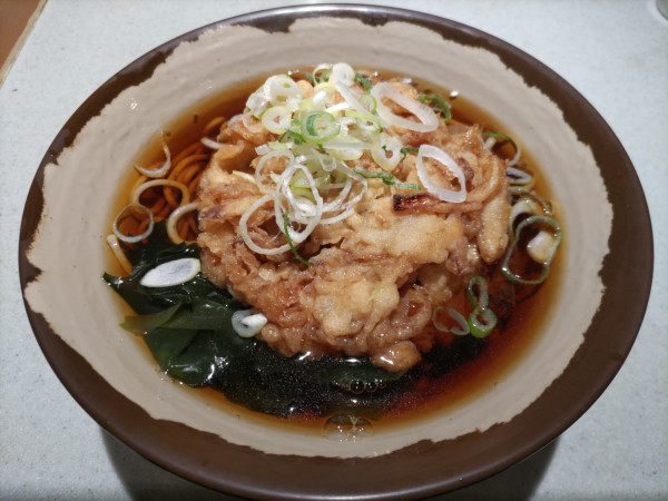 「玉ねぎ天そば」@新和そばの写真