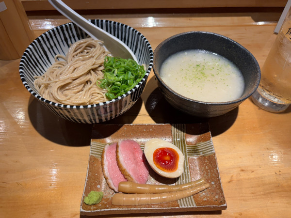 「【限定】京鴨✕宍道湖しじみ冷出汁つけ麺」@鴨だしらぁ麺 轟の写真