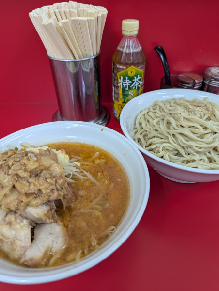 「つけ麺トマト味　麺増し」@ラーメン二郎 柏店の写真