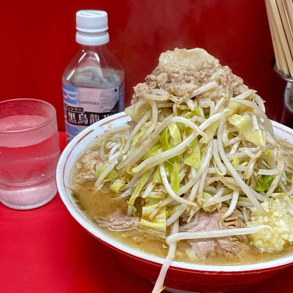 「小(1000円)/全マシ」@ラーメン二郎 松戸駅前店の写真