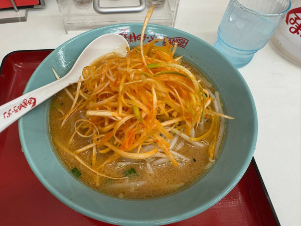 「ネギ味噌ラーメン」@くるまやラーメン 横浜泉区店の写真