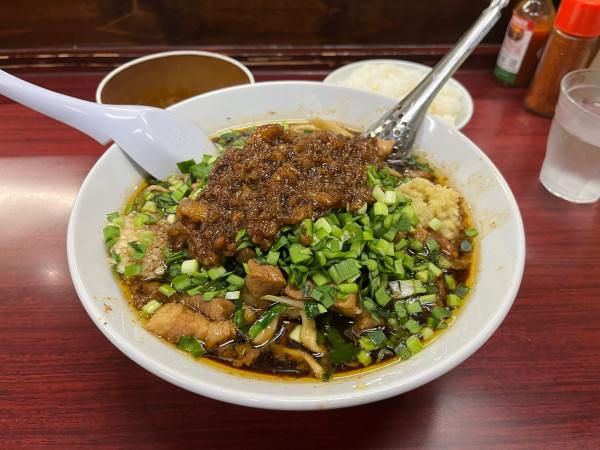 「スタ満セット 1,110円＋ニラ 110円」@元祖スタミナ満点らーめん すず鬼の写真