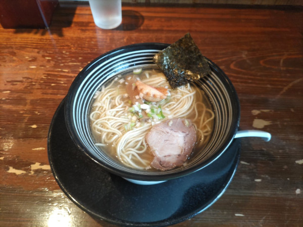 「小さならーめん（薄口醤油)」@客野製麺所の写真