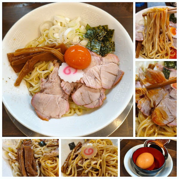 「冷やし油そば＋生卵＝1050円」@自家製麺 うるちの写真