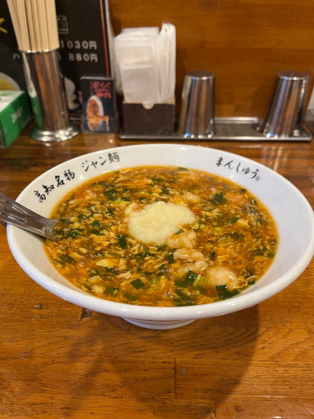 「にんにくジャン麺」@まんしゅうの写真