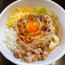 まぜ豚そば その2+追い飯¥1,300
