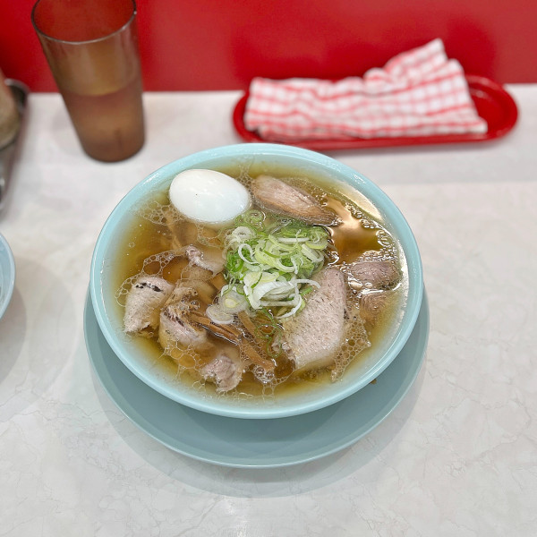 「中華そば＋茹で卵」@なぎちゃんラーメン 行徳店の写真