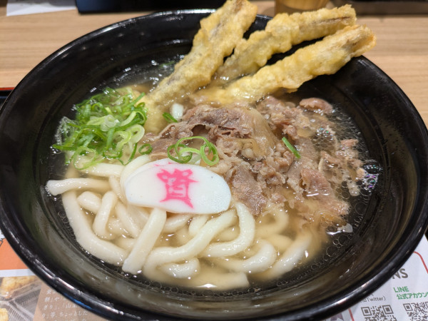 「肉ごぼう天うどん(760円)」@資さんうどん 両国店の写真