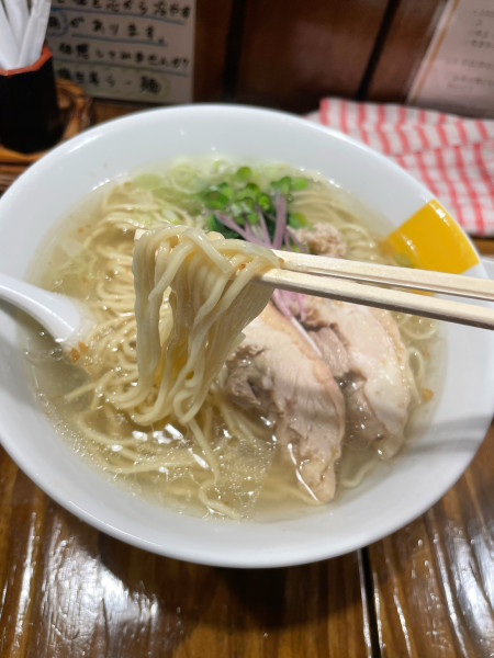 「塩生姜らーめん 大盛　¥1000」@塩生姜ら一麺専門店 MANNISH 蔵前店の写真