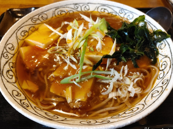 「麻婆蕎麦（550円）」@梟小路の写真