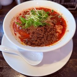 白胡麻担担麺（固め･5辛／5痺￥1200）