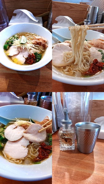「『氷昆布水冷やしラーメン 塩(￥1350)』」@麺屋 寛の写真