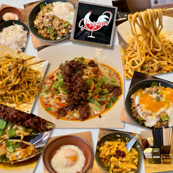 「汁無し担担麺＋温泉玉子+ジャスミンライス」@L’oiseauの写真