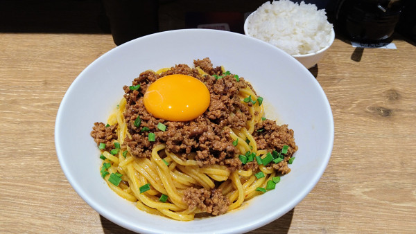 「【限定】冷やし担々麺＋ライス(サービス)」@花木流味噌  藤沢店の写真