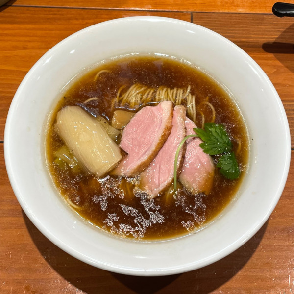 「【限定①】鴨そば」@麺屋 真心の写真
