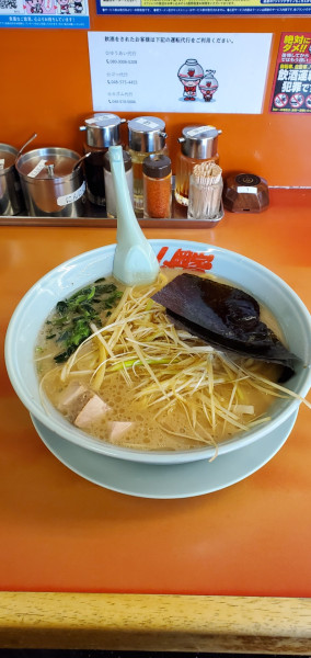 「醤油ネギラーメン」@ラーメン山岡家 熊谷店の写真