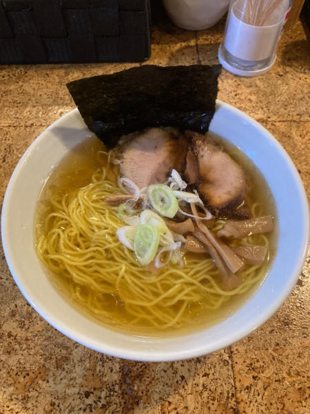 「あっさり塩らーめん（ねぎ油入り）」@きくちひろきの写真