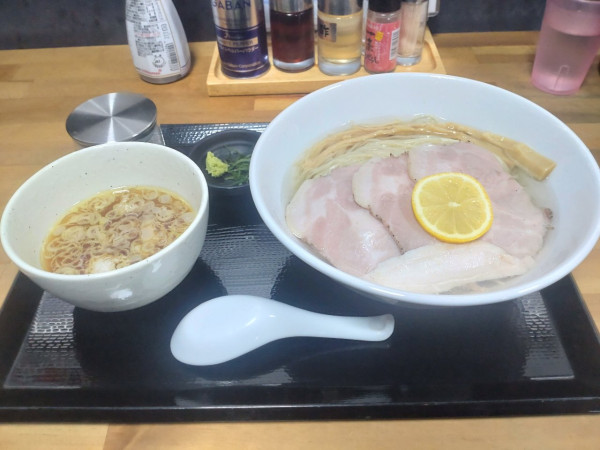 「昆布水つけ麺大盛」@ふかや女子流 アイモの写真