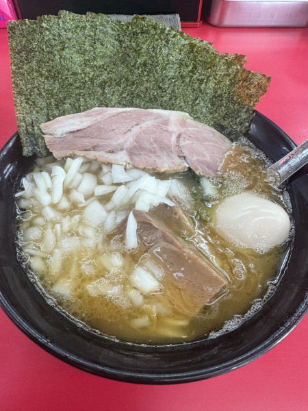 「海苔ましラーメンコマチャー玉ねぎ」@武蔵家直系 ぼうそう家の写真