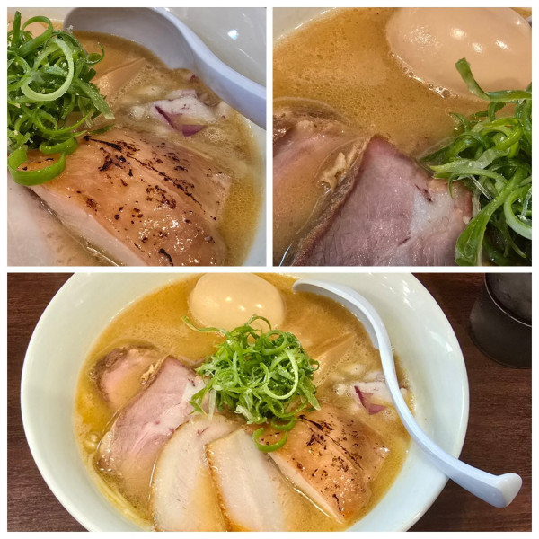 「特製鶏白湯ラーメン＋替え玉」@麺乃はるの写真
