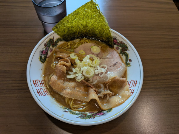 「真・純正　雪（イカ・酒粕の100）1,200円」@一条流中華そば 智颯の写真