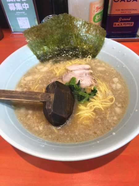 「朝ラーメン　中盛り」@ラーメンショップ椿 春日部南桜井店の写真