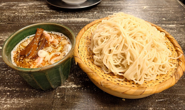 「海老ワンタン入りざる中華（1330円）」@あいだや2の写真