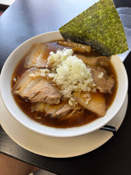 「チャーシューめん➕麺固め」@たつみ食堂の写真