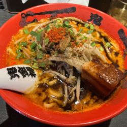 カラシビ味噌らー麺　カラ増し、シビ増し