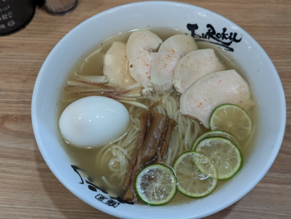 「mixiコミュ限定　夏秋刀魚」@麺屋 丈六の写真