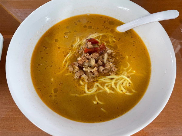 「麺・飯セット￥７５０　担々麺」@中華彩菜 楽縁の写真