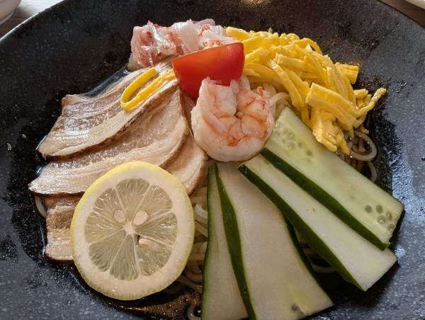 「冷やし中華858円」@餃子の王将 国道50号結城店の写真