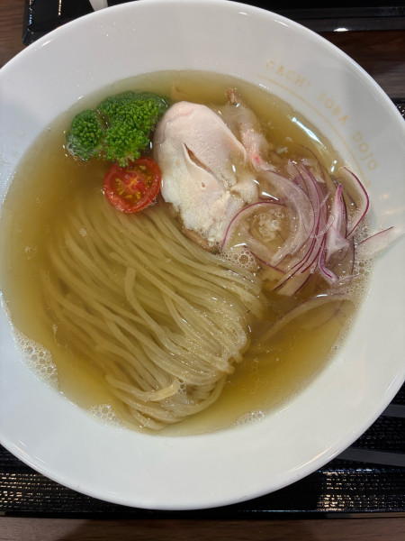 「焼き煮干し中華そば　1050円」@麦の龍GACHI SOBA DOJOの写真