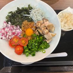 極太手揉まぜSOBA 1280円