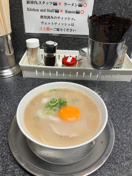 「ラーメン小 ＋干し海苔＋卵黄」@いちげん。の写真