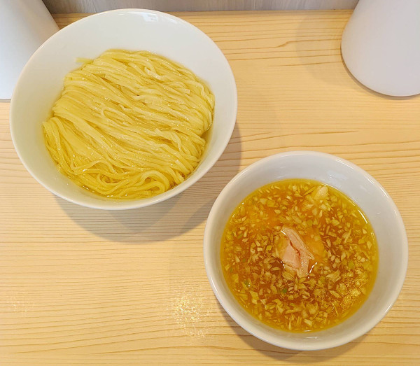 「つけめん しお」@らーめん藁の写真