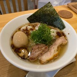 冷やし塩ラーメン　味玉